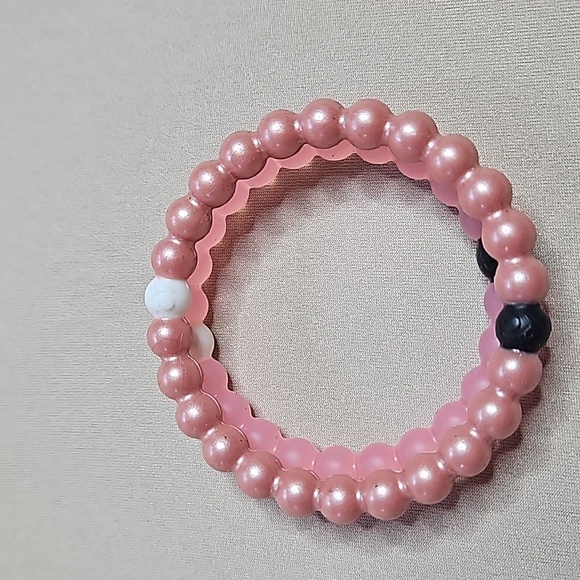 LOKAI SET OF 2 BRACLETS-IN PINK AND LAVANDER -SIZE SMALL - Picture 7 of 8